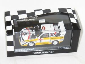 【送料無料】ホビー　模型車　車　レーシングカー アウディスポーツクワトロラリーサンレモ143 audi sport quattro s1 rallye sanremo 1985 gagnants w rohrlch geistdorfer