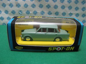【送料無料】ホビー　模型車　車　レーシングカー ビンテージヒルマンミントvintage hillman minx 1600 142 triang spoton 287 mint boxed