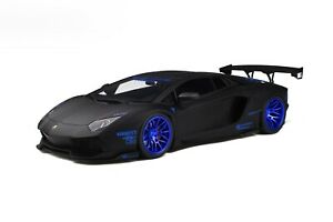 【送料無料】ホビー　模型車　車　レーシングカー ランボルギーニポンドグアテマラオットーlamborghini aventador lbworks 112 gt spirit otto gts12502bk