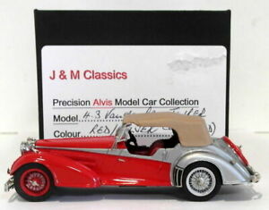 【送料無料】ホビー　模型車　車　レーシングカー スケールプラスチッククローズフードレッドシルバーjamp;m classics 143 scale jm53 alvis 43 vanden plas closed hood redsilver 45,588円