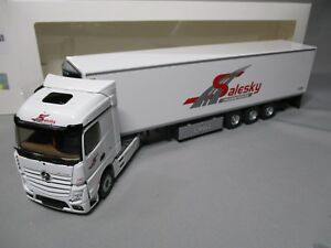 【送料無料】ホビー　模型車　車　レーシングカー メルセデスアクトロスdv7813 eligor 143 mercedes actros mp4 frigorifique transports sky 115034｜hokushin