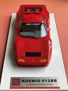 【送料無料】ホビー　模型車　車　レーシングカー フェラーリferrari 512bb koenig apm 118