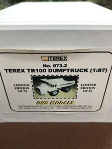 【送料無料】ホビー　模型車　車　レーシングカー バケットトラックモデルsst 187 laiton terex tr100 camion benne modele｜hokushin