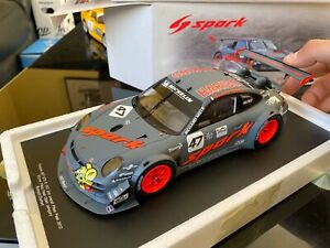 【送料無料】ホビー　模型車　車　レーシングカー ポルシェグアテマラ＃スパークパイクスピークデュマスパークporsche 911 997 gt3 r 47 spark pikes peak dumas 118 spark
