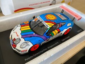 【送料無料】ホビー　模型車　車　レーシングカー ポルシェグアテマラカップスパークウルトラレアporsche 911 991 gt3 cup perfetti 118 spark ultra rare 100ex｜hokushin