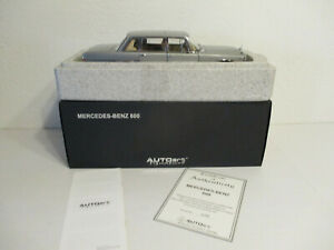 【送料無料】ホビー　模型車　車　レーシングカー メルセデスベンツパッケージ gokr 118 autoart mercedes benz 600 swb argent neuf emballage dorigine 133,990円
