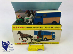 【送料無料】ホビー　模型車　車　レーシングカー ボックスエポックフランスjouet ancien depoque dinky toys france 571 saviem avec sulky avec boite
