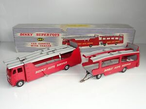 【送料無料】ホビー　模型車　車　レーシングカー トレーラーカーキャリアdinky voiture transporteur avec remorque 983 s