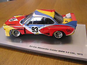 【送料無料】ホビー　模型車　車　レーシングカー ルマンアレクサンダーカルダーbmw art car 30 csl le mans 1975alexander calder