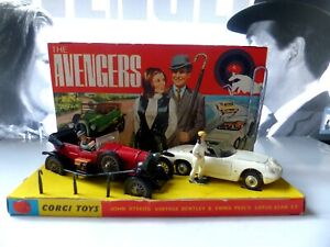 【送料無料】ホビー　模型車　車　レーシングカー コーギーセットオリジナルcorgi gift set 40 the avengers * en boite dorigine *｜hokushin