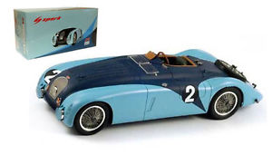 【送料無料】ホビー　模型車　車　レーシングカー スパークブガッティｇ＃ルマンスケールspark 18lm37 bugatti 57g 2 vainqueur du mans 1937wimille benoist echelle 118