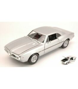【送料無料】ホビー 模型車 車 レーシングカー ポンティアクシルバーpontiac firebird 1967 silver 124