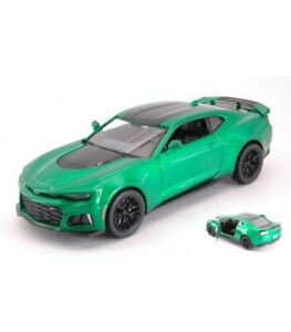 【送料無料】ホビー 模型車 車 レーシングカー シボレーカマロchevrolet camaro zl1 2017 green 124
