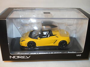 【送料無料】ホビー 模型車 車 レーシングカー ランボルギーニガヤルドクモlamborghini gallardo lp 560 4 spider 143 norev
