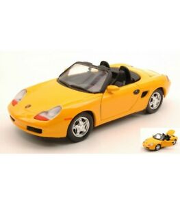 【送料無料】ホビー　模型車　車　レーシングカー ポルシェボクスターイエローporsche boxster 1996 yellow 124