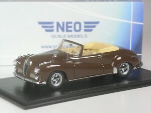 【送料無料】ホビー　模型車　車　レーシングカー クラスネオスケールモデルカブリオレclasse neo scale models bmw 502 cabriolet autenrieth 1956 braun in 143 in ovp