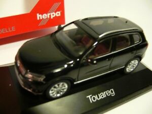 【送料無料】ホビー　模型車　車　レーシングカー フォルクスワーゲン143 herpa vw touareg noir 070942