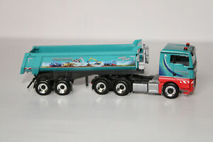 【送料無料】ホビー　模型車　車　レーシングカー ラウンドバケットherpa 311298 187 man tgx xl c 6x4 benne ronde semiremorque neuf dans 21,754円