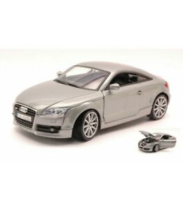 【送料無料】ホビー　模型車　車　レーシングカー アウディシルバーカットaudi tt coupe 2007 silver 118