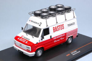 【送料無料】ホビー　模型車　車　レーシングカー フィアットサービスラリーモデルクラシックネットワークモデルfiat ducato bastos service rally 143 model clc301 ixo model