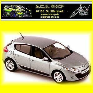 【送料無料】ホビー　模型車　車　レーシングカー ルノーメガーヌハッチuタイプメタリックシルバーrenault megane berline 5turig type z 200812 argent metallique 143 norev