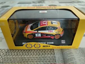 【送料無料】ホビー　模型車　車　レーシングカー レオンミュラー143 seat leon yvan muller wtcc 2009