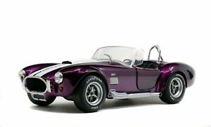 【送料無料】ホビー　模型車　車　レーシングカー コブラパープルホワイトac cobra 427 mkii 1965 purplewhite 118