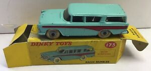 【送料無料】ホビー　模型車　車　レーシングカー ナッシュランブラーオリジナルボックスdinky toys 173 nash rambler excellent dans boite dorigine avec usure｜hokushin