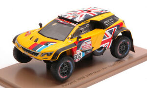 【送料無料】ホビー　模型車　車　レーシングカー ミニチュアラリースパークプジョーダカールラリーminiature voiture rally 143 spark peugeot 3008 dkr n312 dakar 2019 rallye｜hokushin