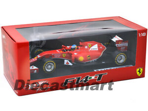 【送料無料】ホビー　模型車　車　レーシングカー フェラーリフォーミュラフェルナンドアロンソ2014 ferrari f1 f14 t formule 1 f2014 fernando alonso 118 par hotwheels bly67｜hokushin