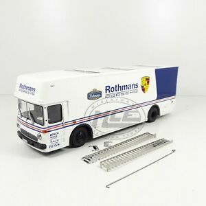 【送料無料】ホビー 模型車 車 レーシングカー メルセデスベンツロスマンズポルシェモデル143mercedesbenz o317 transporte equipo rothmans porsche schuco|hokushin