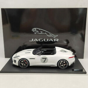 【送料無料】ホビー 模型車 車 レーシングカー ジャガープロジェクトモデルコレクションjaguar ftype project 7 ecurie white resin model limited edition collection 118|hokushin