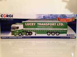 【送料無料】ホビー 模型車 車 レーシングカー コーギースカニアトレーラーcorgi cc13777 scania r curtainside remorque lucey transparent ltd 150|hokushin
