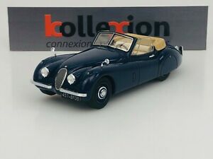Spark 1/43 Jaguar XK120 Cabriolet 1953 – Bleu Marine Foncé – Modèle Résine