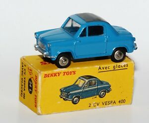 【送料無料】ホビー　模型車　車　レーシングカー oボックスdinky toys no 24 l 2 cv vespa 400 in origine box