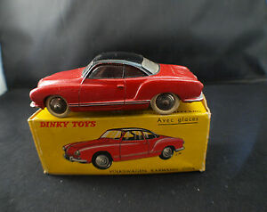 【送料無料】ホビー　模型車　車　レーシングカー ボックスフォルクスワーゲンカブリオレタイプギアdinky toys f n 24m volkswagen karmann ghia vw en boite
