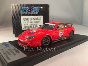 【送料無料】ホビー　模型車　車　レーシングカー モデルフェラーリマラネロ＃プロハンガリーbbr models 143 ferrari 550 maranello 15 fia gt prodrive 2001 hungary artbg230