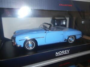【送料無料】ホビー　模型車　車　レーシングカー メルセデスベンツブルnv183400 by norev mercedes benz 190sl blu 1955 118