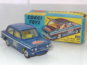 【送料無料】ホビー　模型車　車　レーシングカー モンテカルロラリートリムコーギー* 216 corgi hillman imp a monte carlo rallye trim 328 boxed rare 22,386円