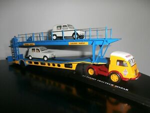 【送料無料】ホビー　模型車　車　レーシングカー セミトレーラドアルノートンルノーsemi remorque portevoitures renault 25 tonnes sinpar 2 renault 3 143e