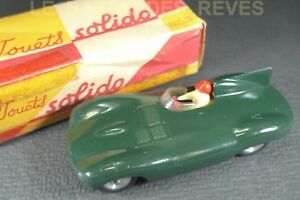 【送料無料】ホビー　模型車　車　レーシングカー フランスシリーズジャガールマンダークグリーンsolido france serie 100 jaguar type d le mansvert fonce｜hokushin