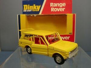 【送料無料】ホビー　模型車　車　レーシングカー モデルレンジローバーバージョンボックスdinky toys modele 192 range rover rare couleur jaune version en parfait etat, dans sa boite