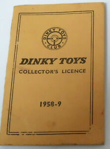 【送料無料】ホビー　模型車　車　レーシングカー コレクタライセンスブラウンdinky toys dtcl1 collectors licence brown 1958 59 rare 31,837円