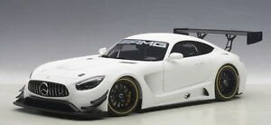 【送料無料】ホビー　模型車　車　レーシングカー メルセデスグアテマラボディautoart 81531 mercedes amg gt3 plain body blanc 118