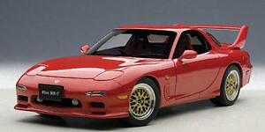 【送料無料】ホビー　模型車　車　レーシングカー マツダチューニングバージョンビンテージautoart 75969 mazda rx7 tuned version vintage rouge 118