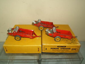 【送料無料】ホビー　模型車　車　レーシングカー モデルトレードボックスdinky toys modele 27c 3 x epandeur de fumier dans le commerce box