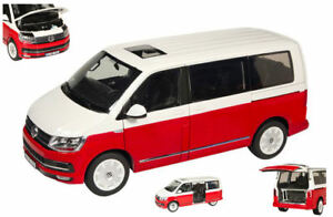 【送料無料】ホビー　模型車　車　レーシングカー モデルvokswagen vw t6 multivan red white 118 model nzg｜hokushin