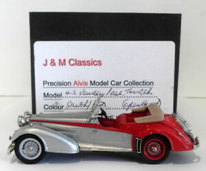 【送料無料】ホビー　模型車　車　レーシングカー スケールプラスオープンツアラーjamp;m classics echelle 143 jm18alvis 43 vandan plas open tourerrougeargent