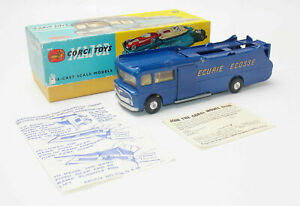 【送料無料】ホビー　模型車　車　レーシングカー ミリスコットランドチームレーストラック597ms ecurie ecosse course equipe voiture transporter camion corgi toys 1126