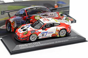 【送料無料】ポルシェ（）グアテマラ＃?レース：分Porsche 911 (991) GT3 R #31 24h N?rnburgring 2018 Frikadelli Racing 1:43 Min